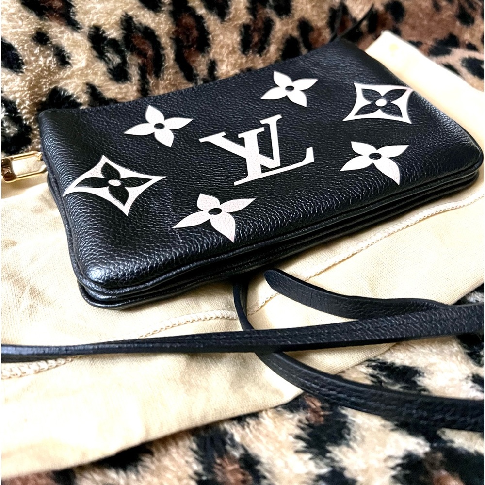 👑✅PRICE FIRM✅AUTHENTIC Louis Vuitton Bicolor Double Zip - Picture 9 of 17